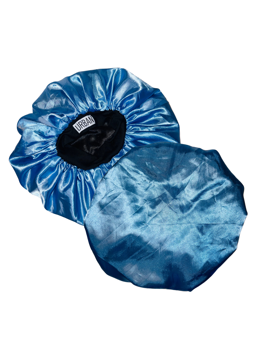 Premium Satin Hair Bonnet for Men Women Curly Hair, Dreadlock Loc Cap Silk Double Layer Sleeping & Shower Wrap Anime Soft Band