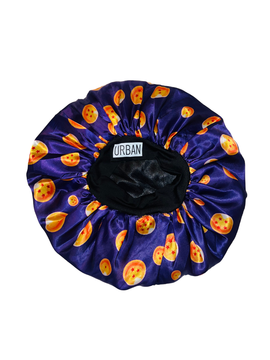 Premium Satin Hair Bonnet & Dreadlock Loc Cap Double Layer Sleeping & Shower Wrap Silk Soft Band